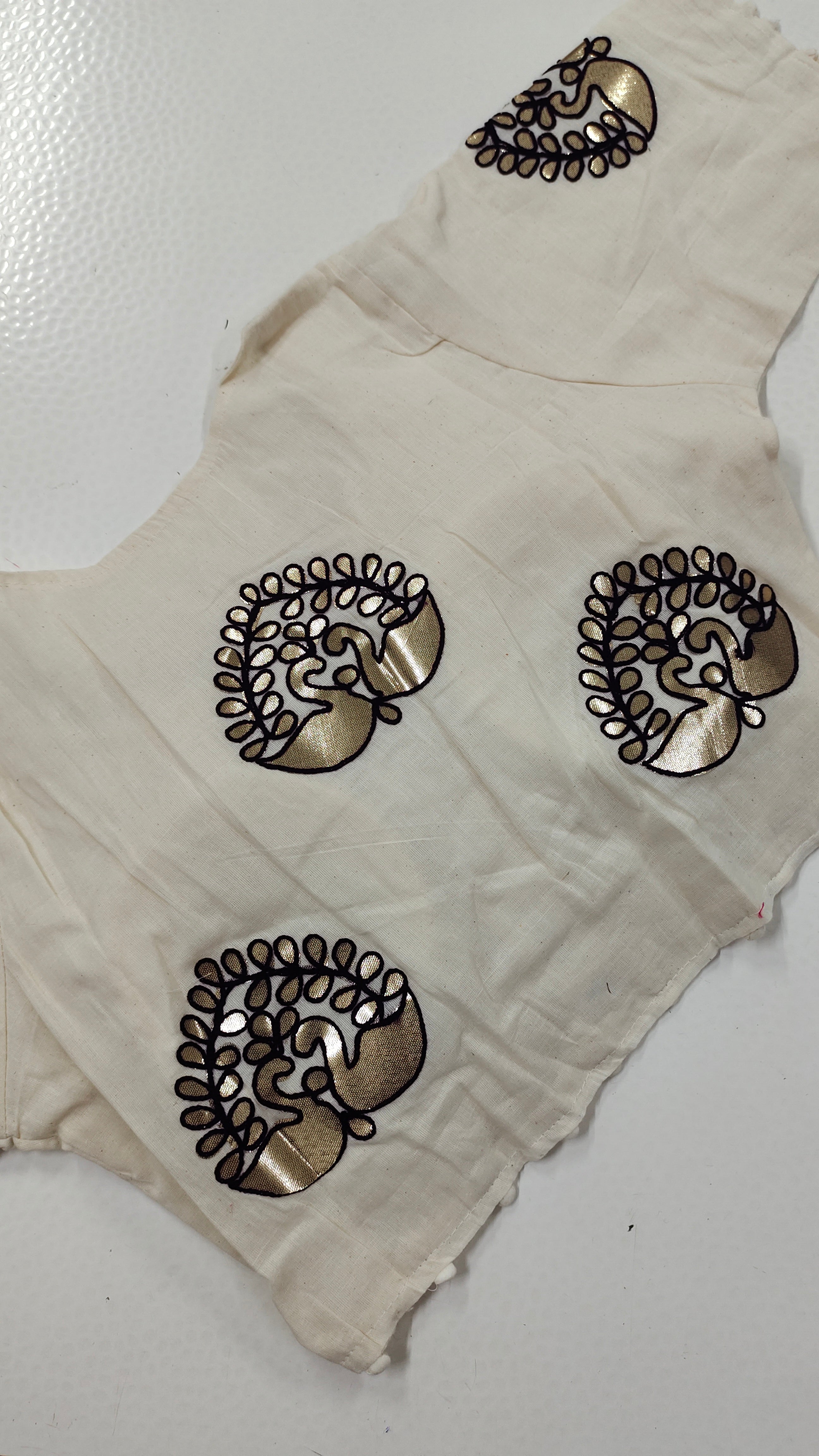 Applique Work Kadhi Readymade Blouse | TTDS2532