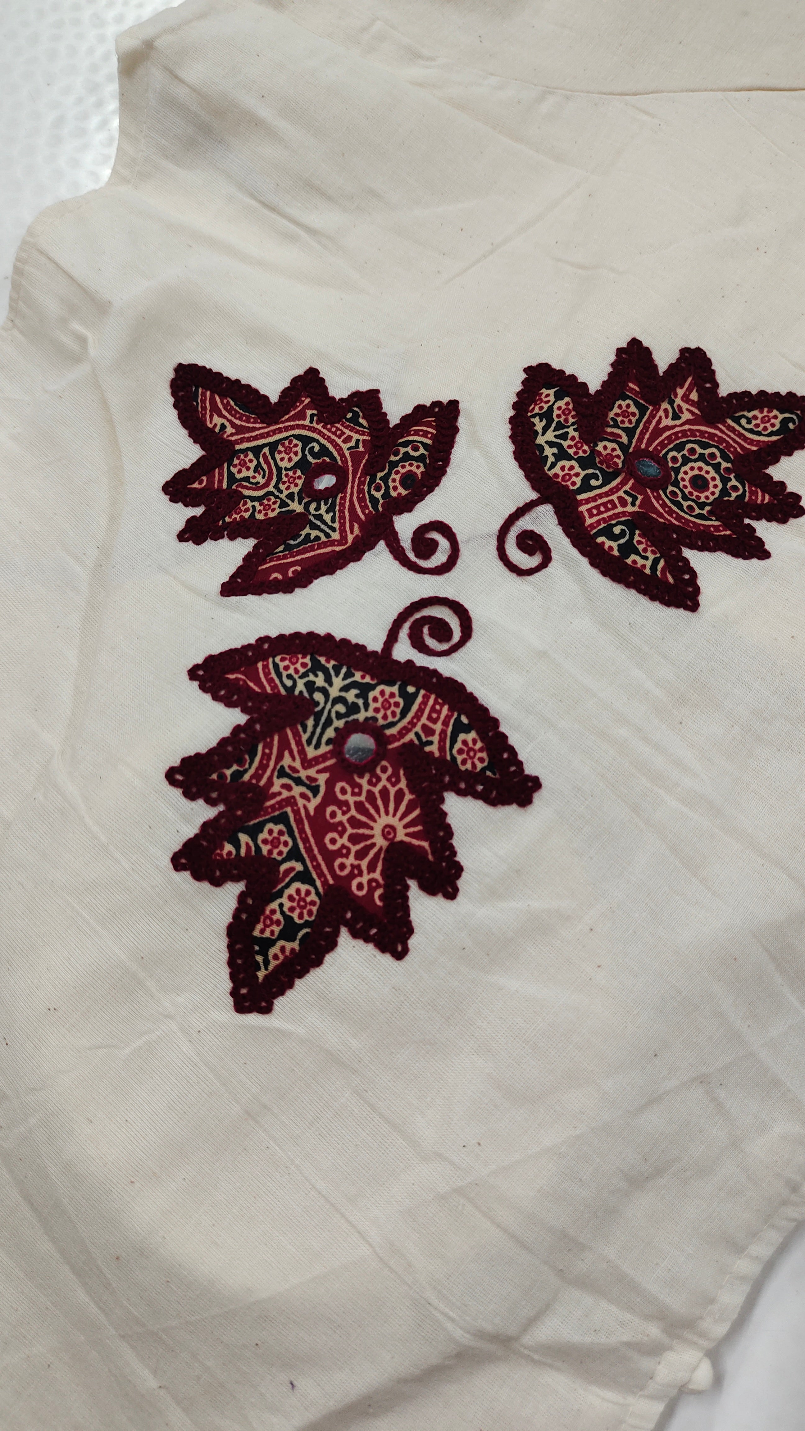 Applique Work Kadhi Readymade Blouse | TTDS2532