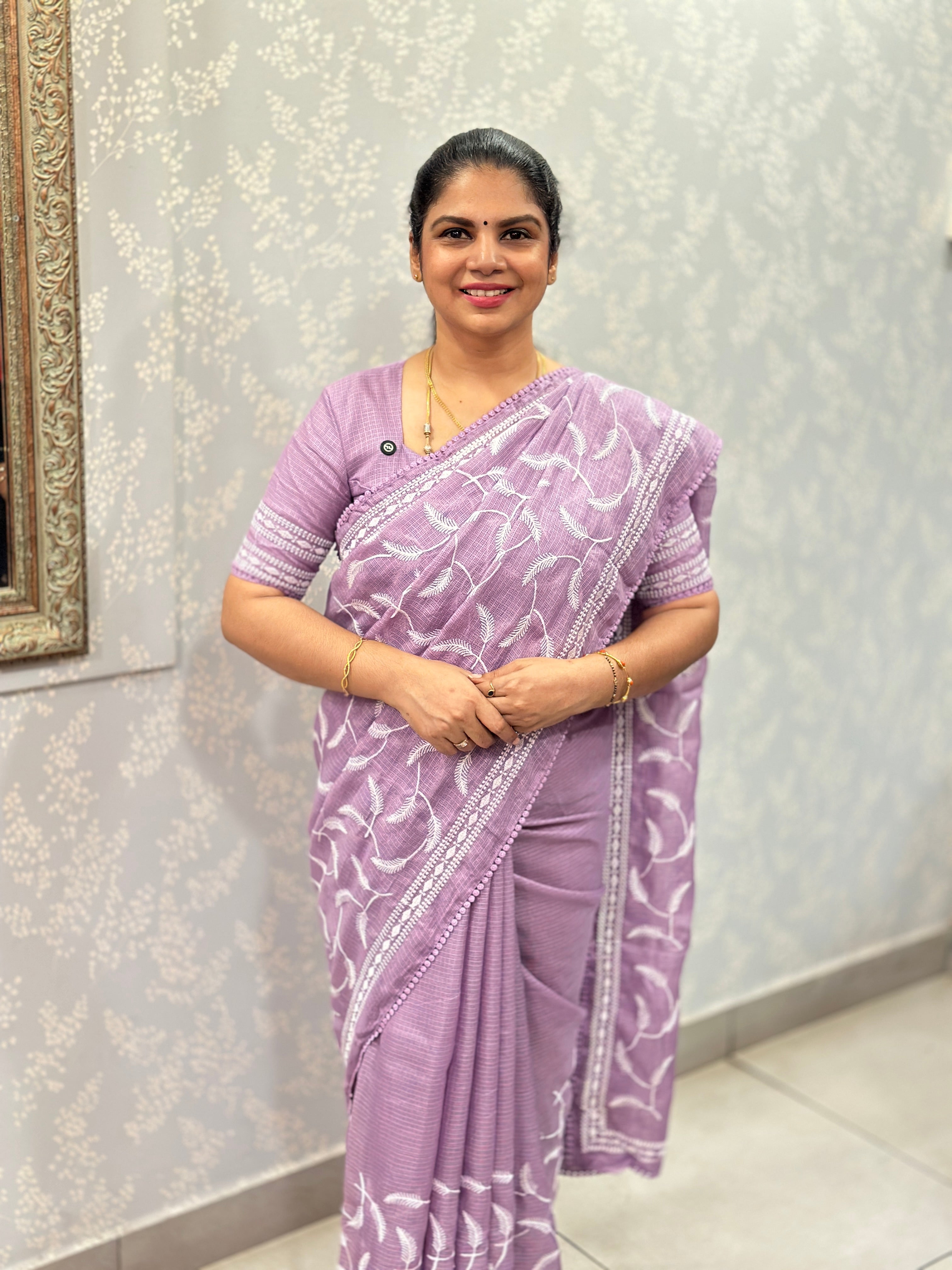 Kota Saree With lace Work | TTDS3122