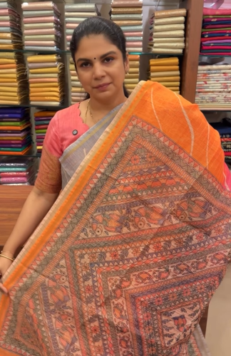 Chanderi Cotton Saree | TTDS2163 | PRE BOOKING