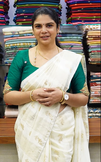 Viscose Georgette Saree | TTDS2164