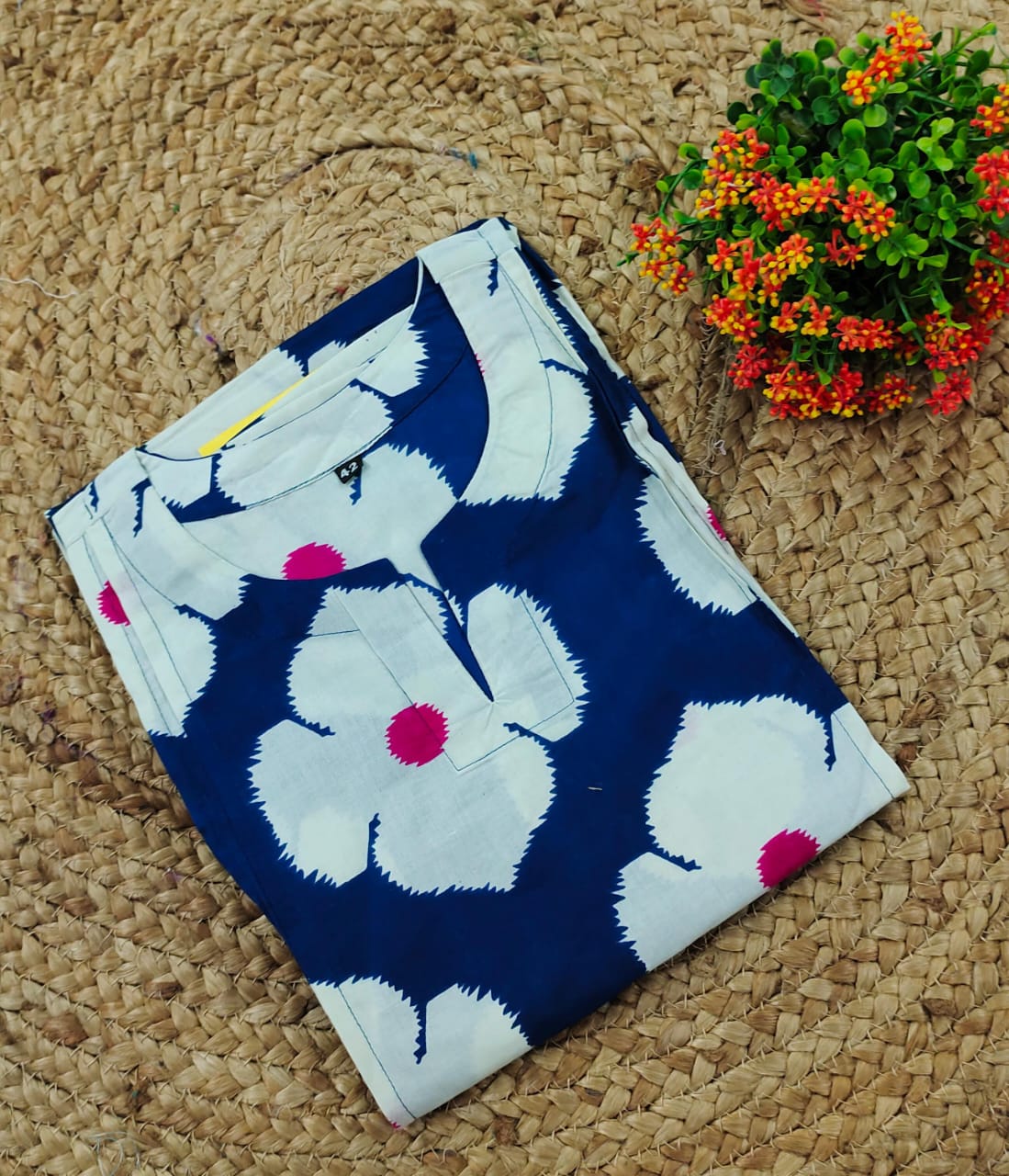 Floral Printed Mul Cotton Salwar | TTDS2015