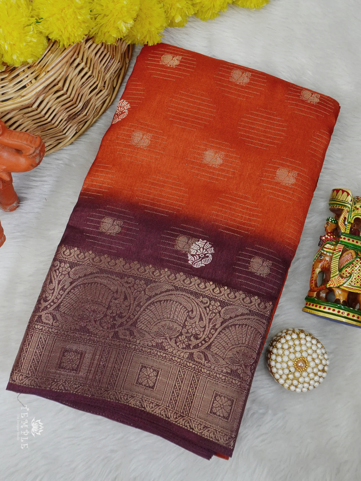 Sungudi Cotton Saree | TTDS2979