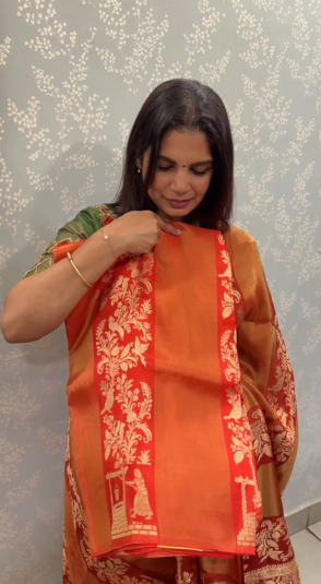 Russian Silk Saree | TTDS2584