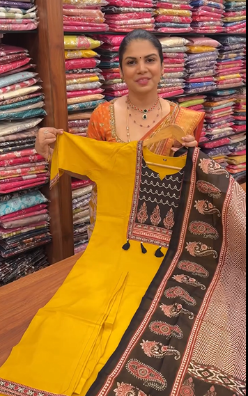 Jaipur Printed Cotton Salwar Set | TTDS2175