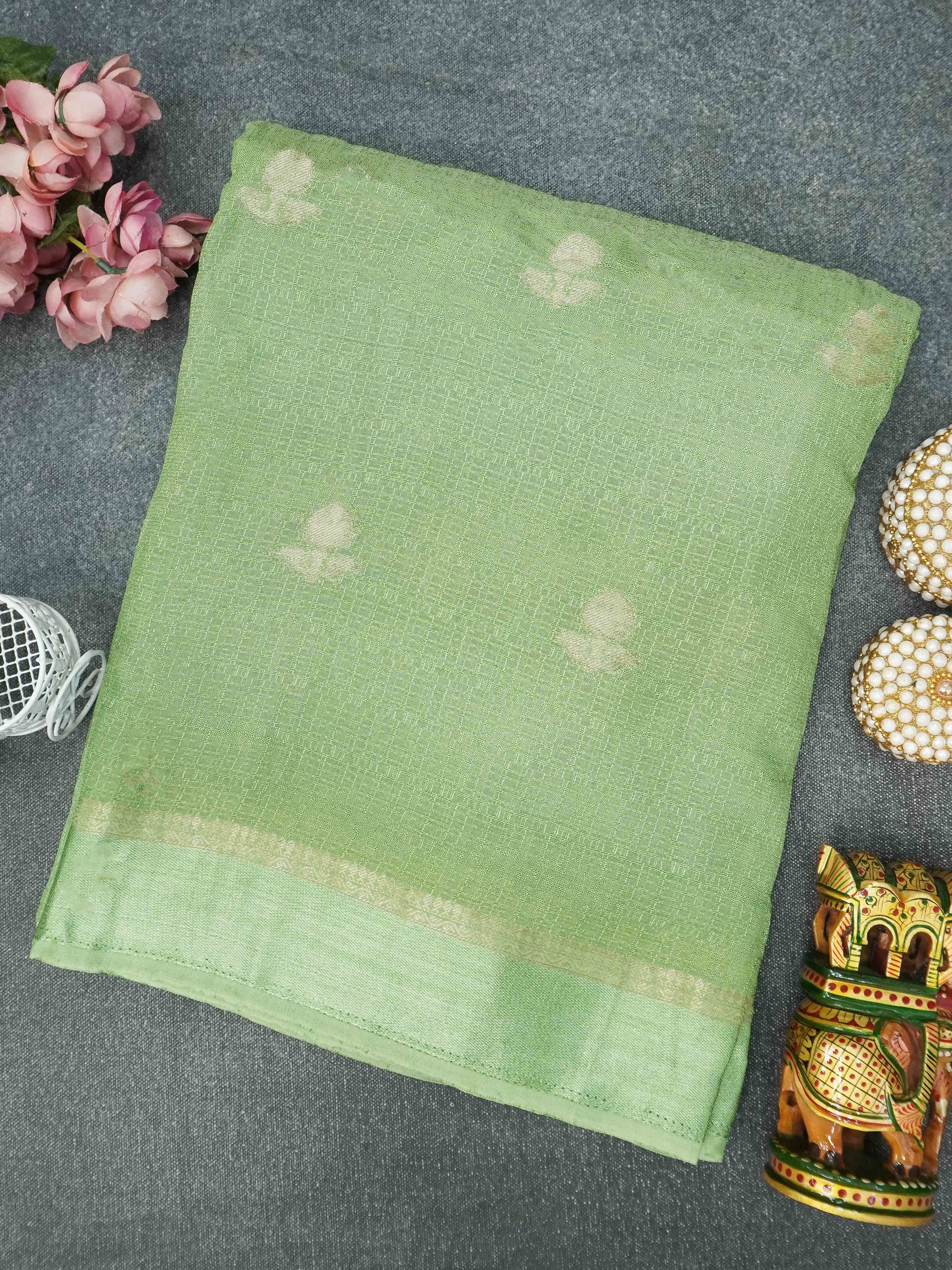 Linen Viscose Saree | TTDS2225