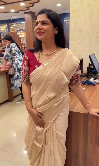 Viscose Georgette Saree | TTDS3077 | PRE BOOKING