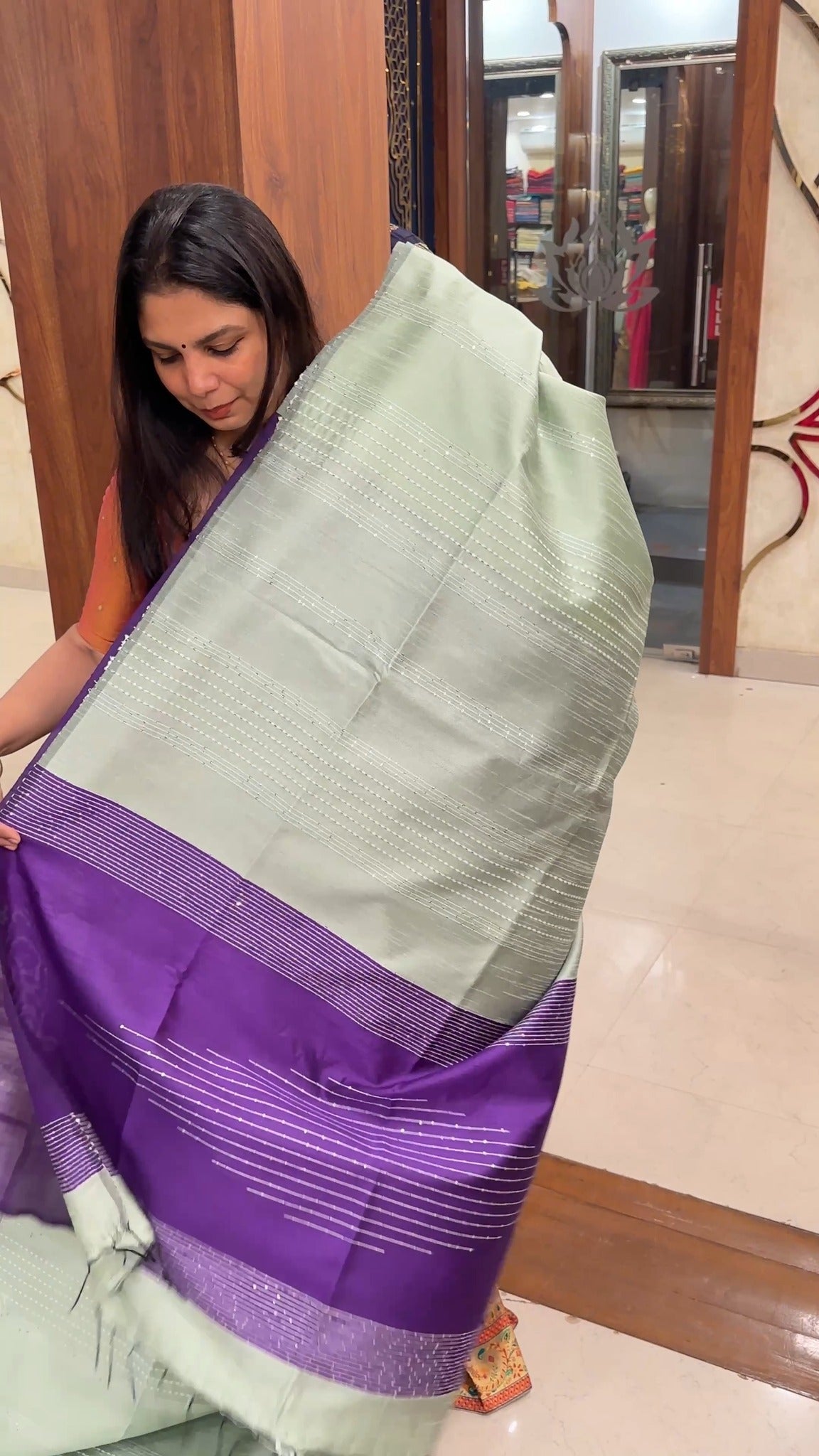 Raw Silk Saree with sequins Work 

Product Code - TTDS2100

Sale Pr...