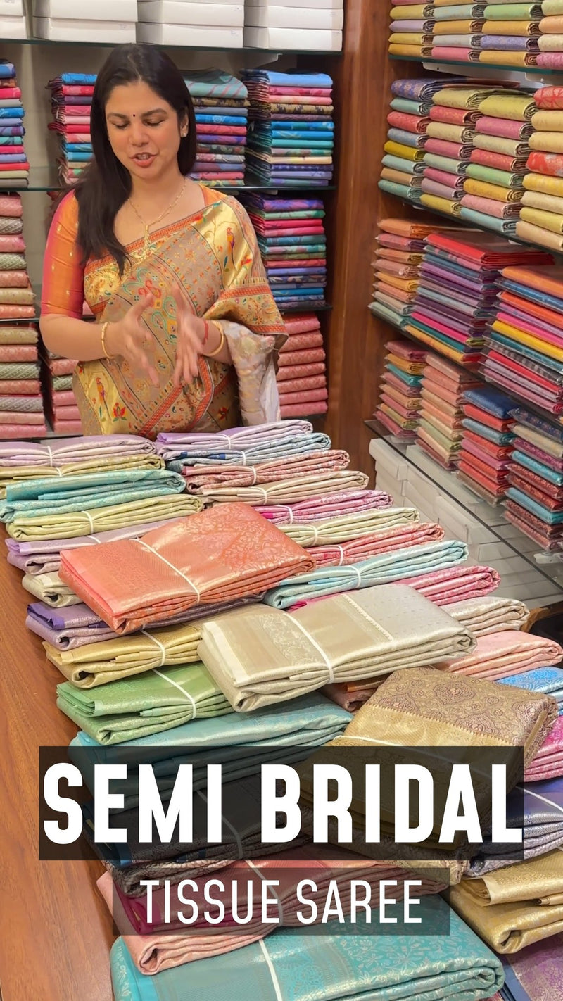 Bridal Tissue Saree Collections

Tag Price @ Rs.4200/-
Offer Price ...