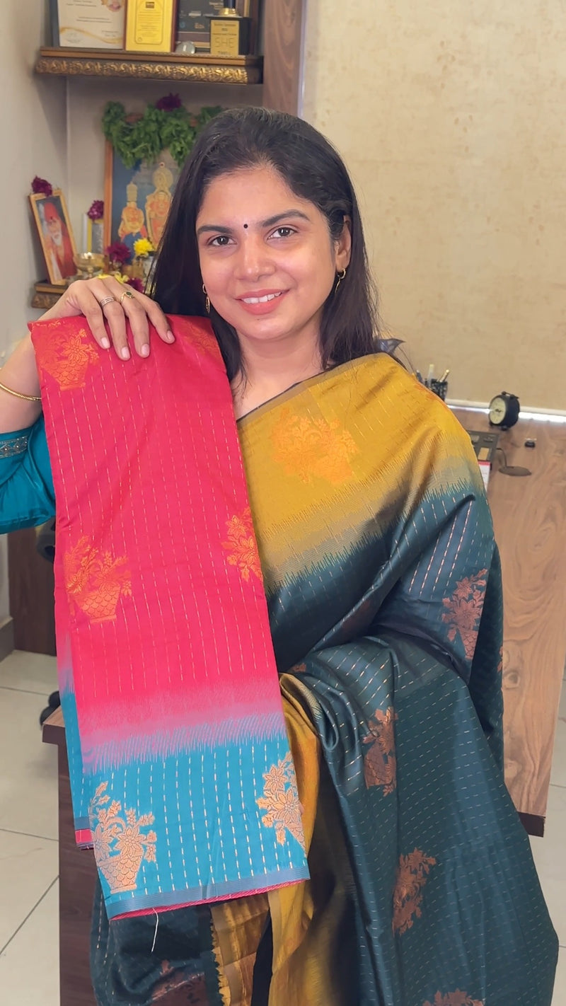 Semi Kanchi Silk Sarees Collections

Product Code - TTDS2719, TTDS2...