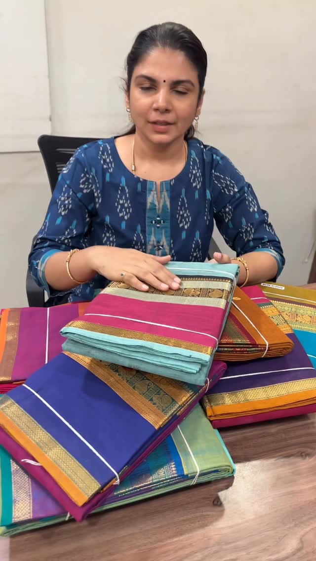 Chettinad cotton sarees available 

Temple the designer studio 

#c...