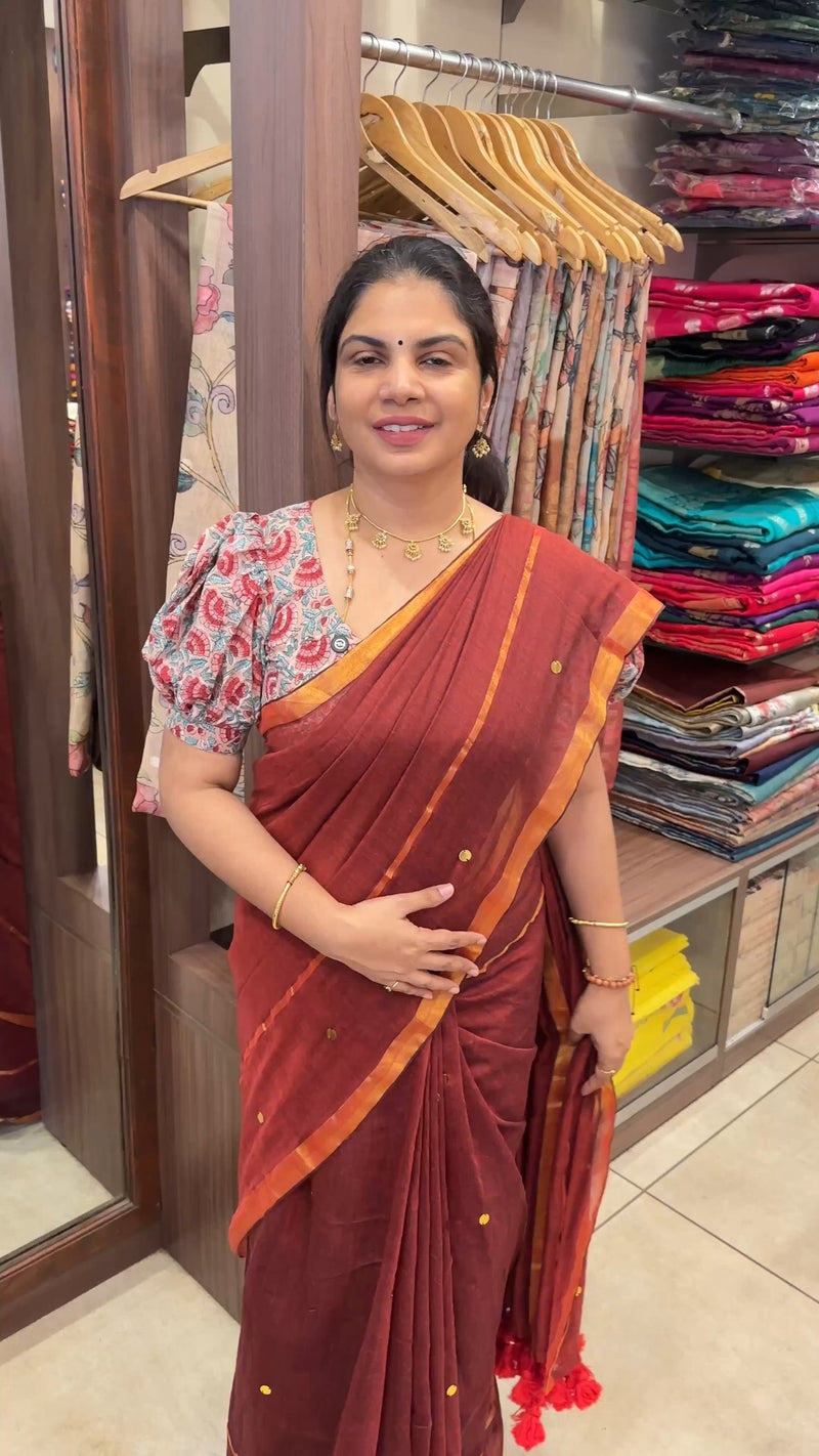 Mul Cotton Saree With Tikki Work 

Product Code -  TTDS2793

Sale P...