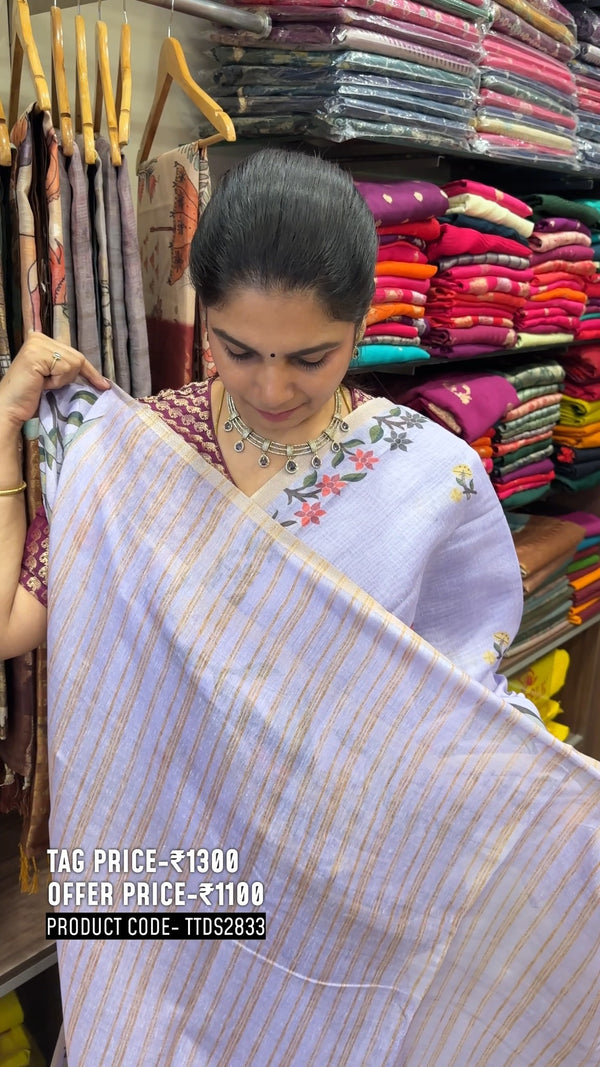 Chanderi Cotton Saree 

Product Code - TTDS2836

Regular Price @ Rs...