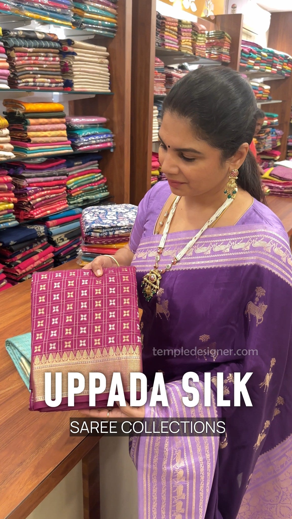 Uppada Silk Saree Collections

Uppada silk sarees are lightweight, ...