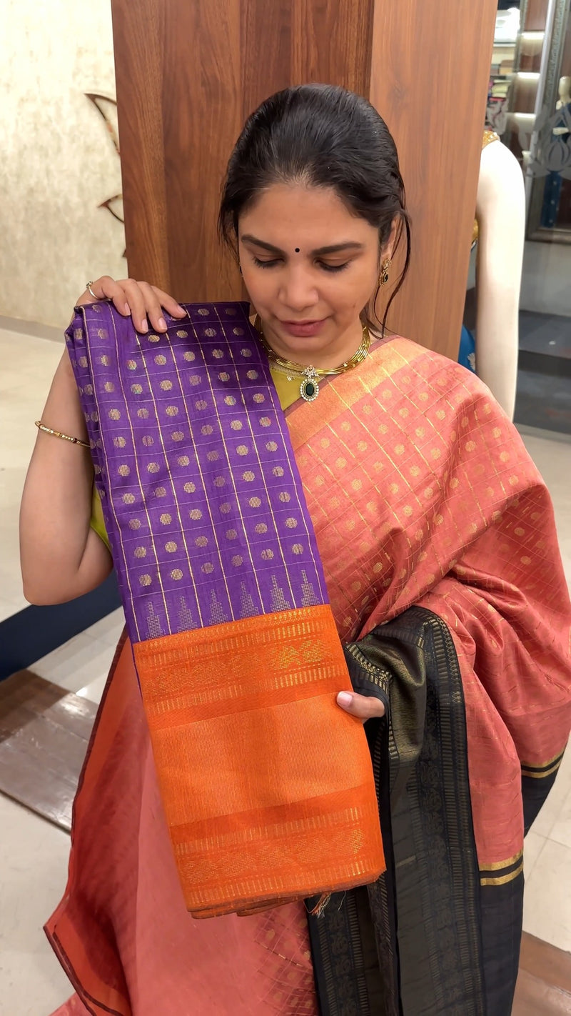 Chappa Silk Saree 

Rich Royal Blue Chappa silk saree paired with a...