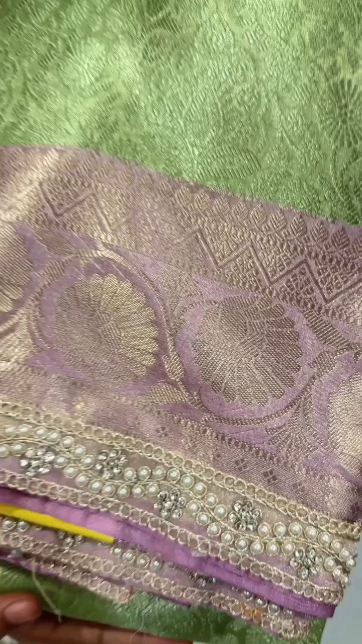 Banarasi Katan Silk Saree

Crafted from pure Katan silk, this Banar...