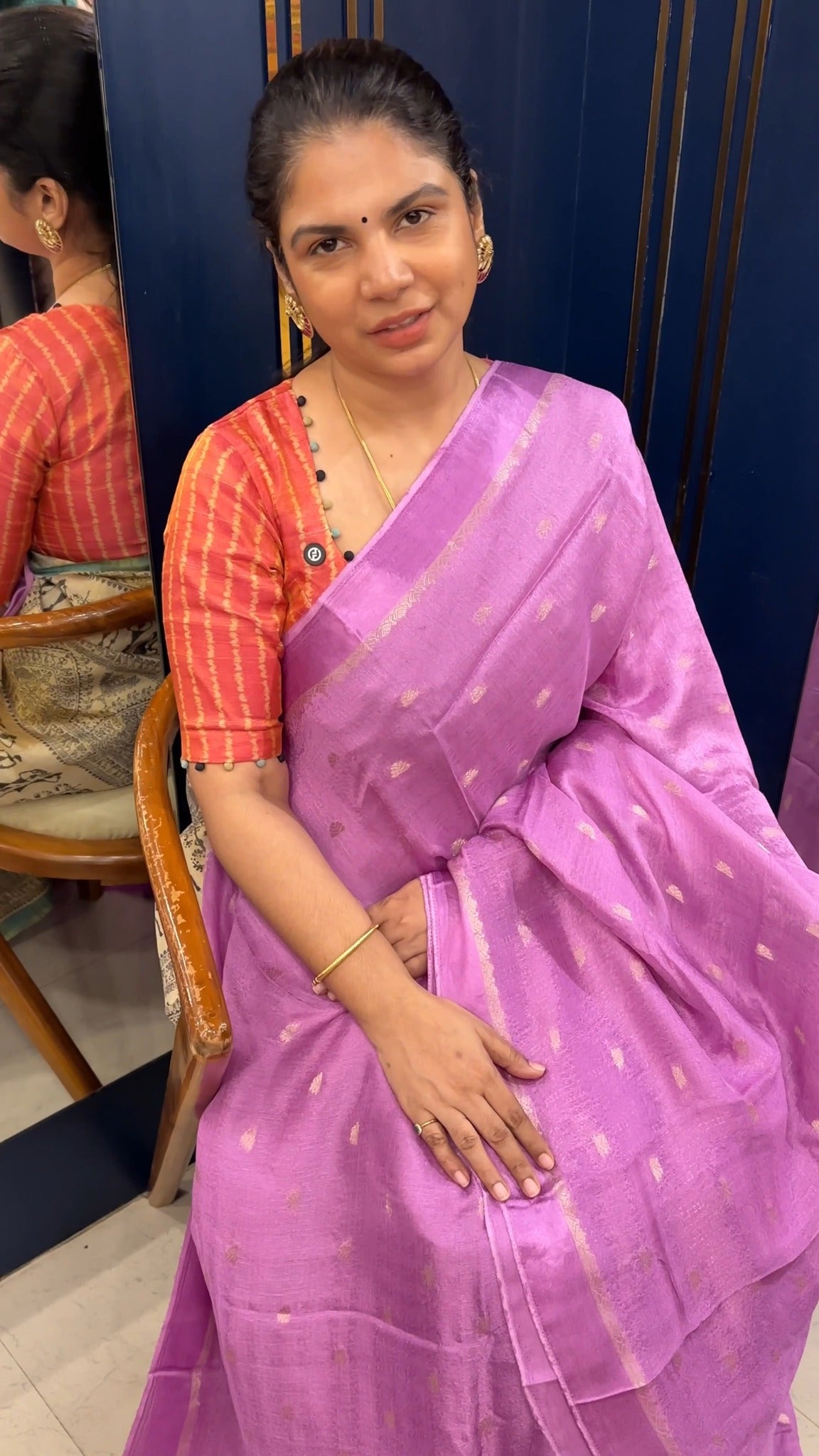 Khadi Silk Saree | TTDS2664

Khadi silk saree featuring delicate sm...