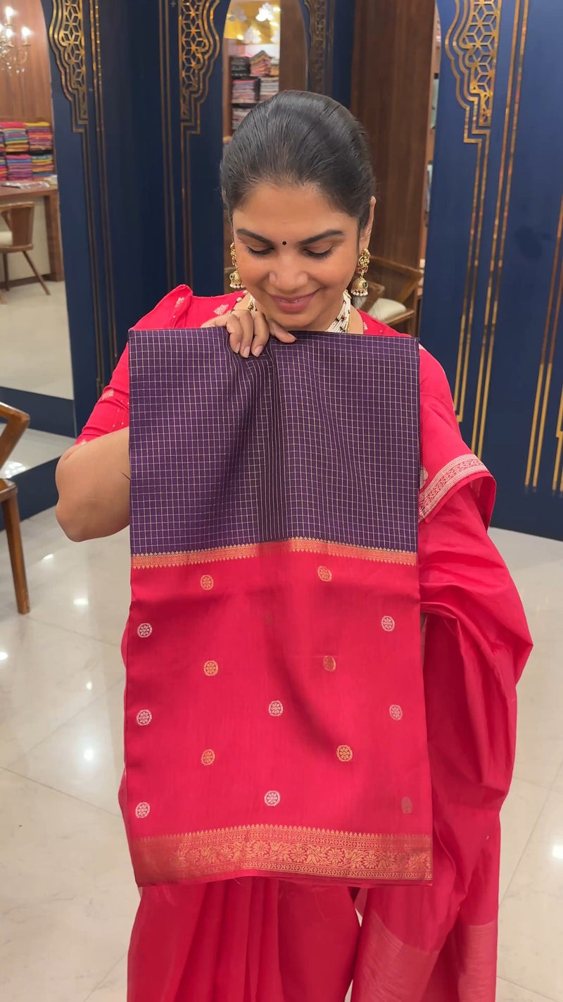 Semi Mysore Silk Saree

Back in stock ✨ Semi Mysore Silk Saree feat...