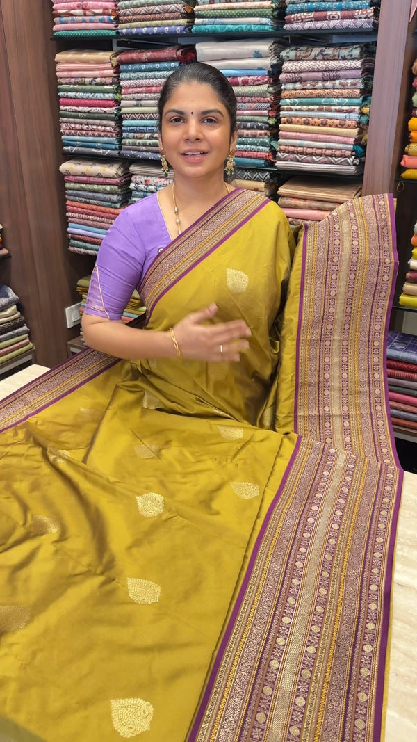 Semi Kanchi Silk Saree. ✨

Wrap yourself in tradition with our Semi...