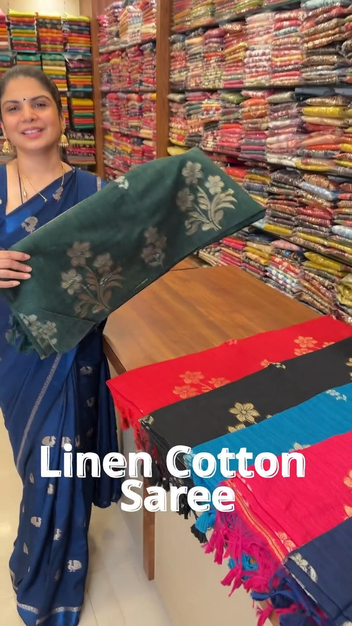 Linen  Silk Saree | TTDS2950

Crafted with breathable linen-Silk fa...