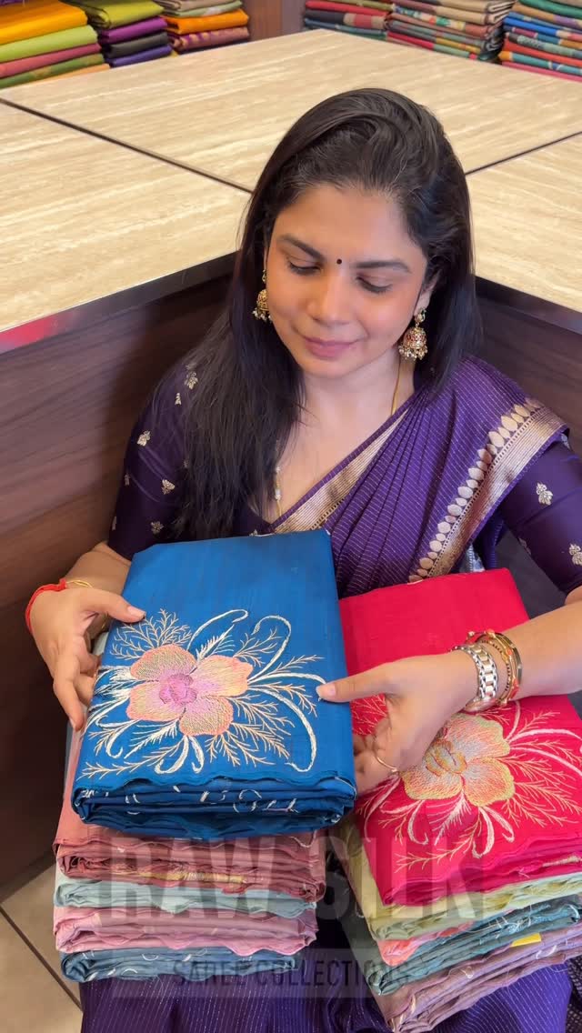 Raw silk saree collections #sareelove #sareeindia #sareefashion #saree