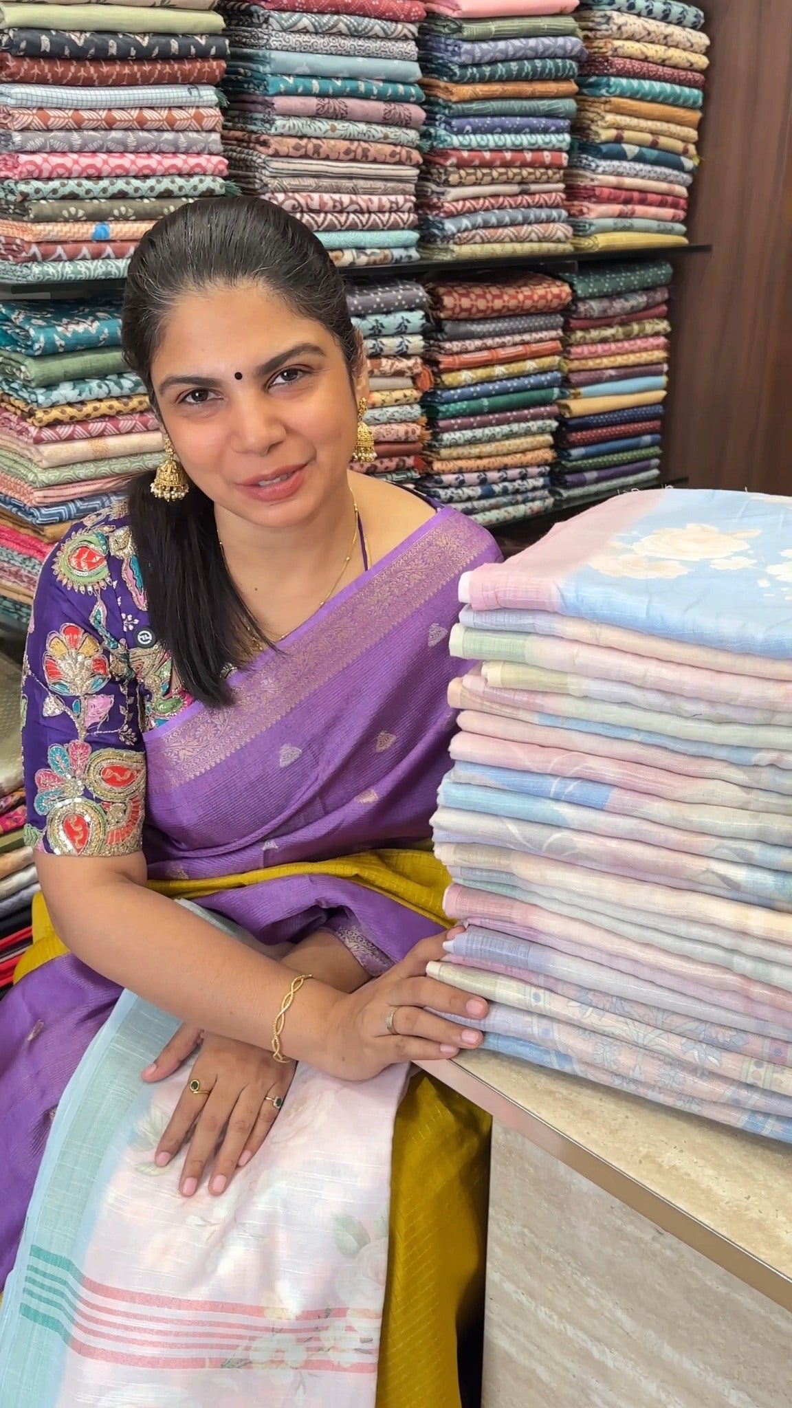 Linen Cotton Saree – Pastel Shades

Soft and breathable linen cotto...