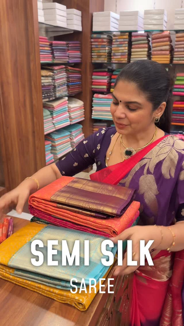 Semi Silk Saree Collections

Classic Semi Silk Saree that blends tr...