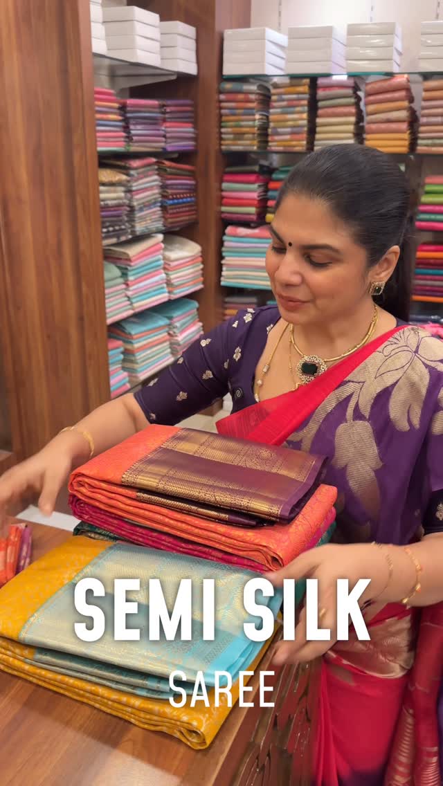 Semi Silk Saree Collections

Classic Semi Silk Saree that blends tr...
