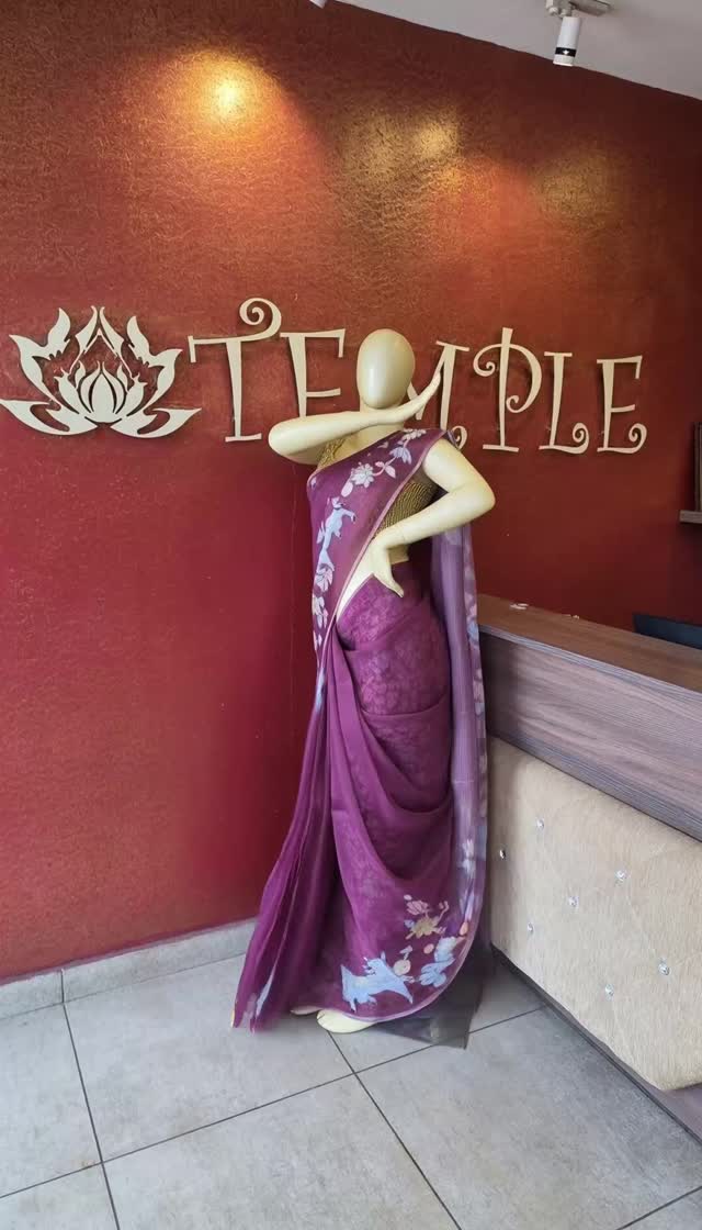 Frozen in style, draped in elegance 💃 

#SareeLove #SareeCollectio...