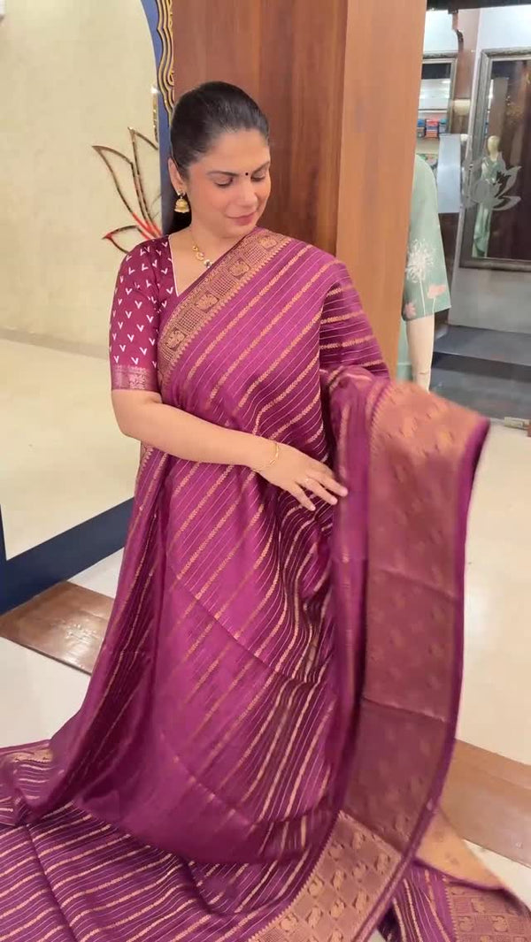 Semi Tussar Silk Saree | TTDS3042

#saree #sareelove #sareefashion ...