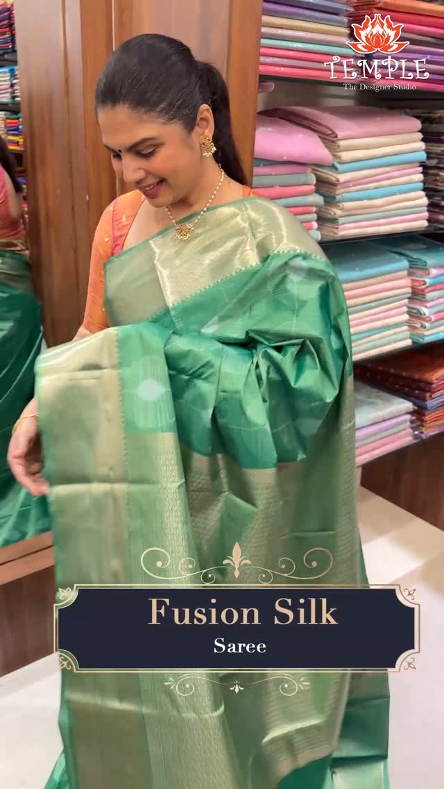 Fusion Silk Saree - Contemporary Style

For More Queries Whatsapp @...