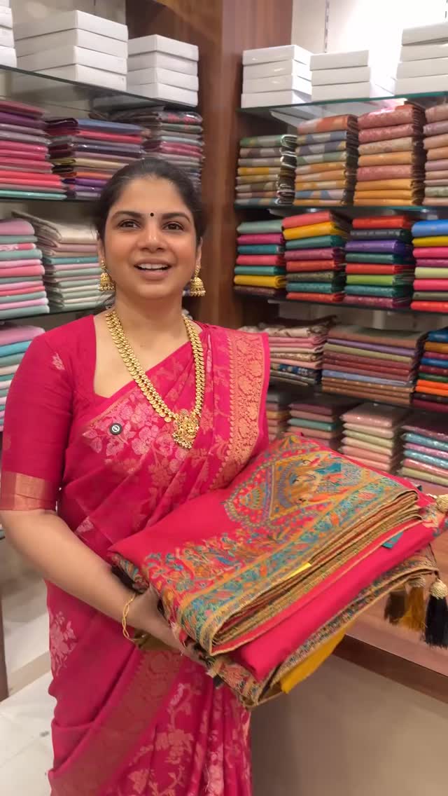 Pashmina Silk Saree With Dharbar Design
Product Code - TTDS3006 

 ...