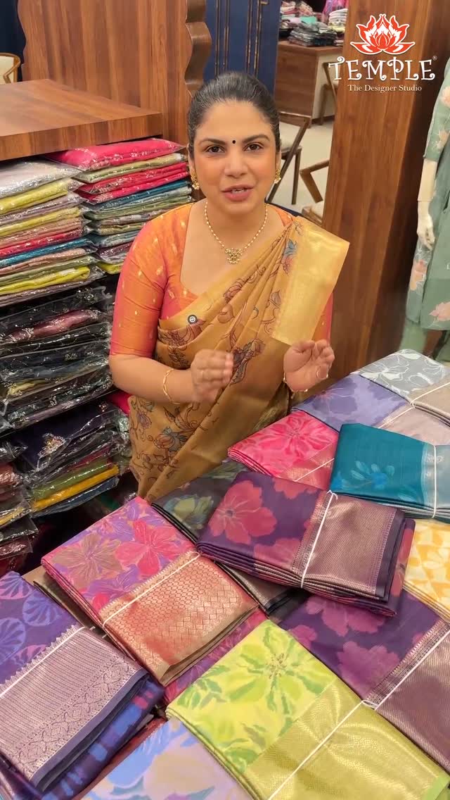 Celebrate in style with our Semi Silk Contemporary Saree 🌸
Perfect...