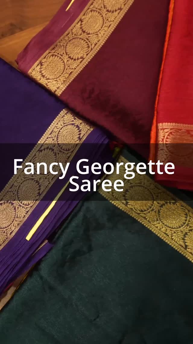 Georgette Saree With Tri Colour | TTDS3067 

#saree #sareelove #sar...