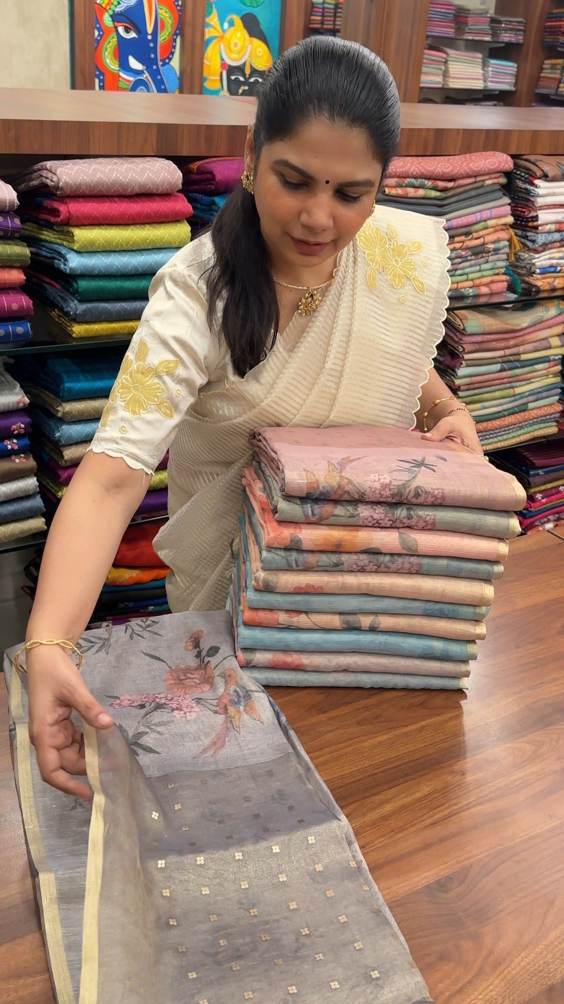 Tissue Linen  Saree  Collections

WhatsApp us @ 9840306334 for quer...