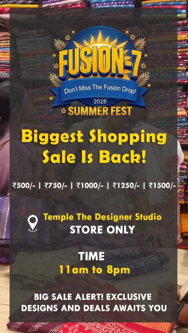 Fusion Sale 7 begins TODAY 🔥

📅 April 11 & 12
📍 Temple The Desig...