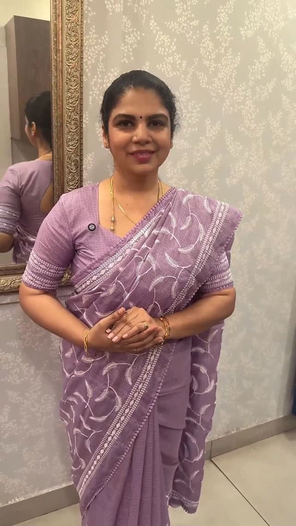 Saree Code - TTDS3122

Saree Name - Kota Saree With lace Work | PRE...