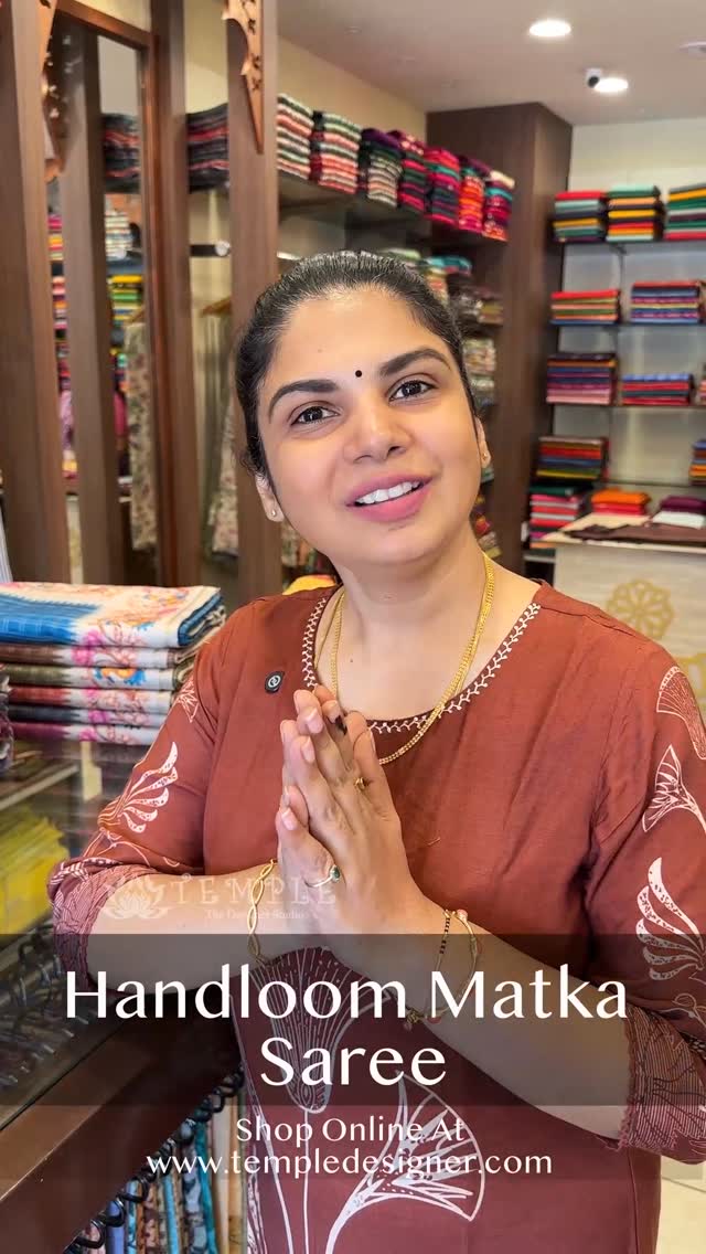 Fabric - Handloom Matka Silk Saree

Blouse - Running Blouse

Length...