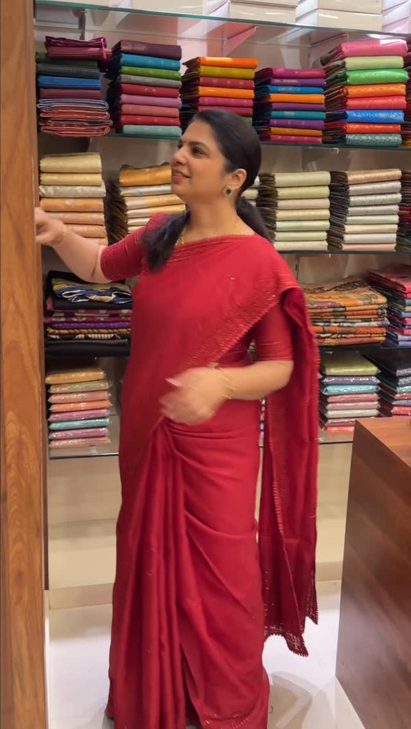 Saree Code - TTDS3129

Saree Name - Kota Saree With Lace Work

Blou...