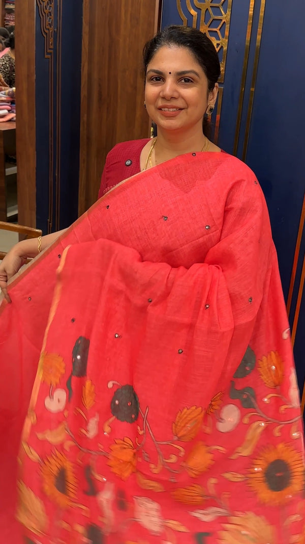 Saree Code - TTDS3142

Saree Name - Linen Cotton Saree With Mirror ...