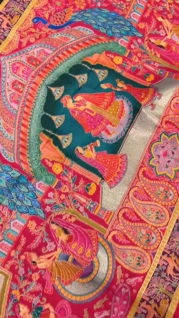 Saree Name - Brindhavan Saree(Pashmina Silk Saree)

Blouse - Contra...