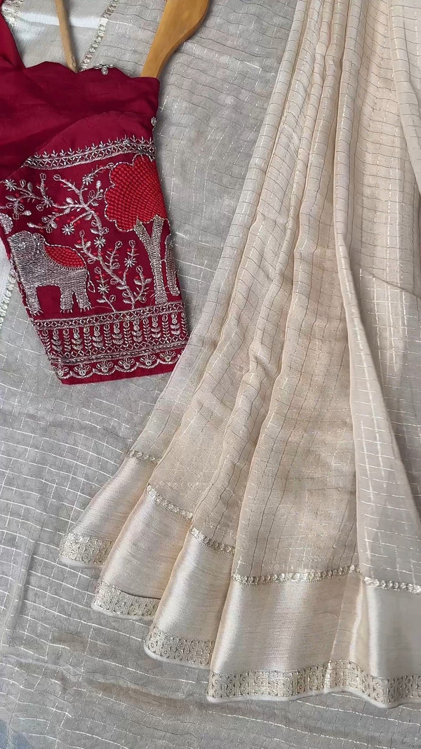 Saree Code - TTDS3077

Saree Name -  Viscose Georgette Saree 

Blou...