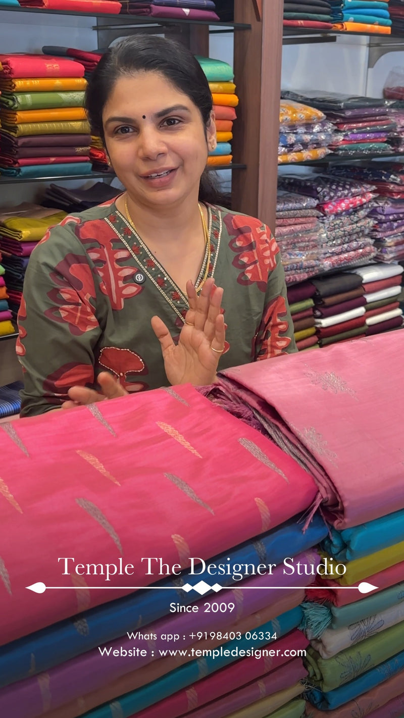 Saree Name - Semi Tussar Saree & Chanderi Saree

Blouse - Running B...