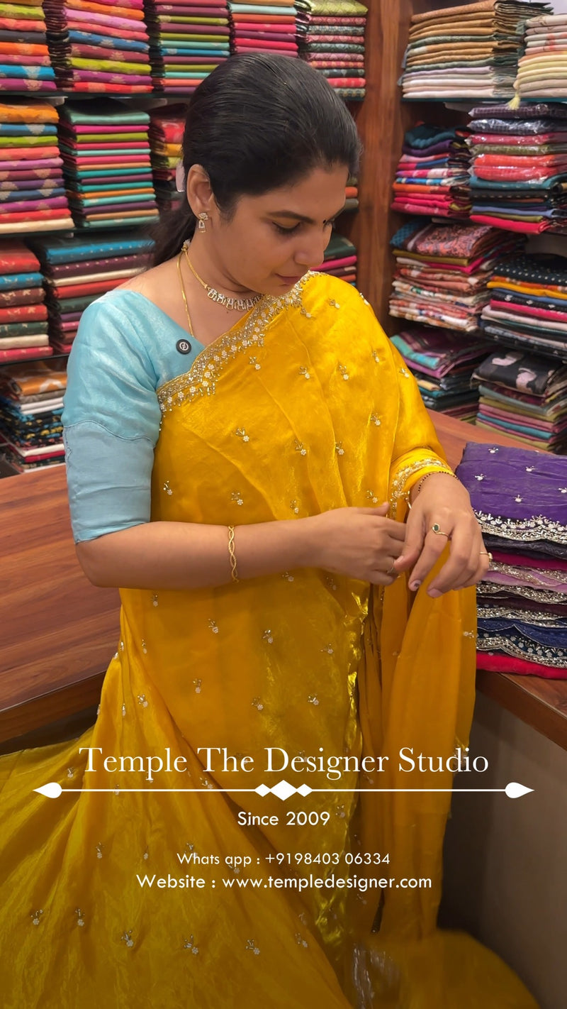 Saree Name - Designer Saree

Blouse - Running Blouse

Length - 5mtr...