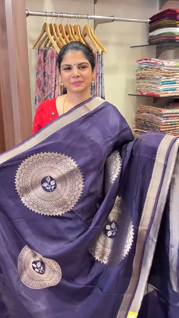 Saree Name - Mushru Silk Saree

Blouse - Running Blouse

Length - 5...