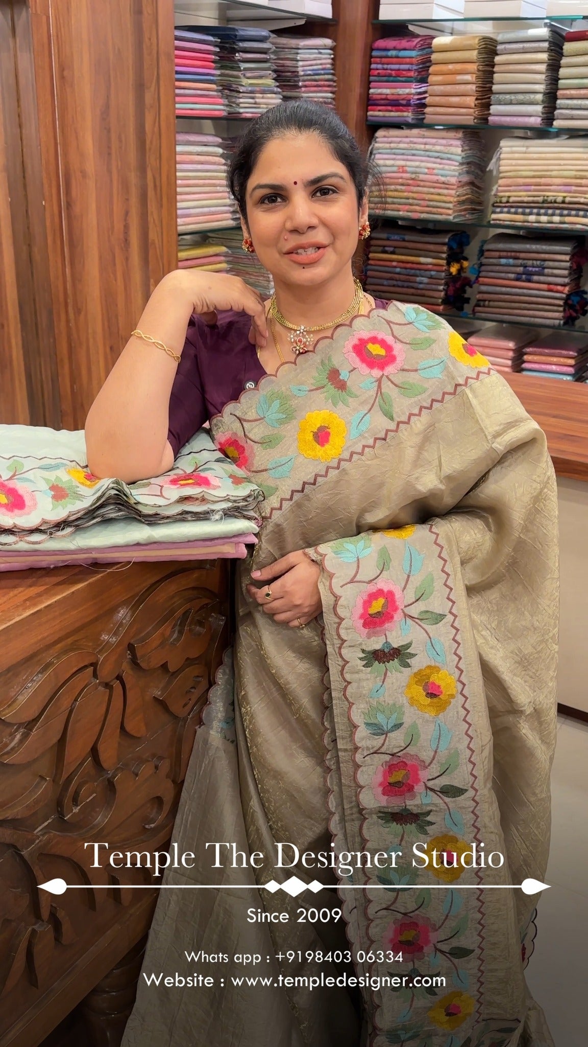 Saree Code - TTDS3209

Saree Name - Fendi Silk Saree 

Blouse - Con...