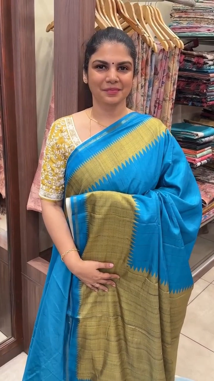 Saree Code - TTDS3154

Saree Name - Chanderi Silk Saree

Blouse - P...