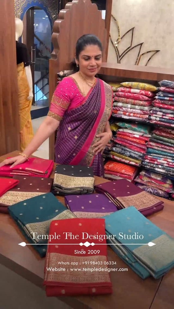Saree Code - TTDS3237

Saree Name - Assam Silk Saree

Blouse - Cont...