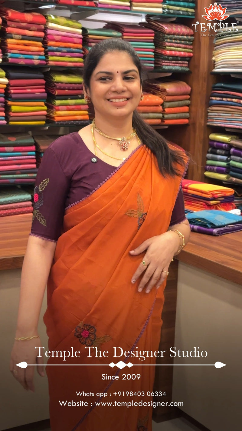 Saree Code - TTDS3190

Saree Name - Designer Saree With Embroidery ...