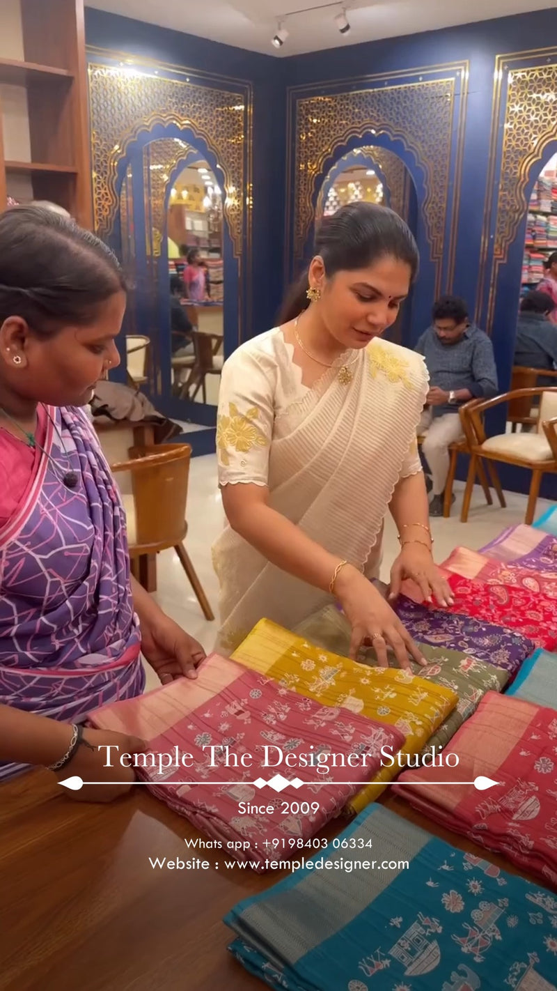 Unfolding elegance, one drape at a time. 🌸

Saree Code - TTDS3083
...